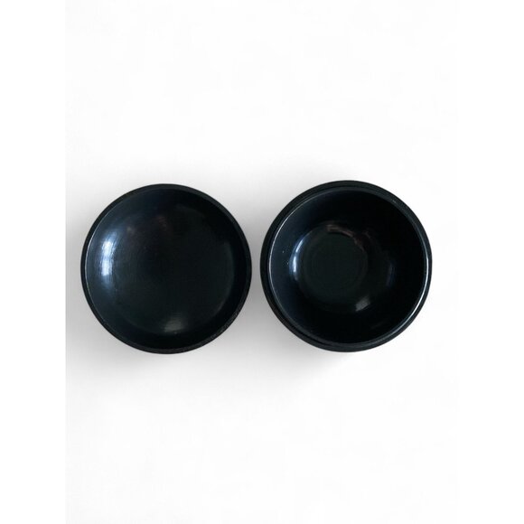 Vintage Hand-Painted Russian Lacquer Trinket Dish With Floral Design - Picture 3 of 5